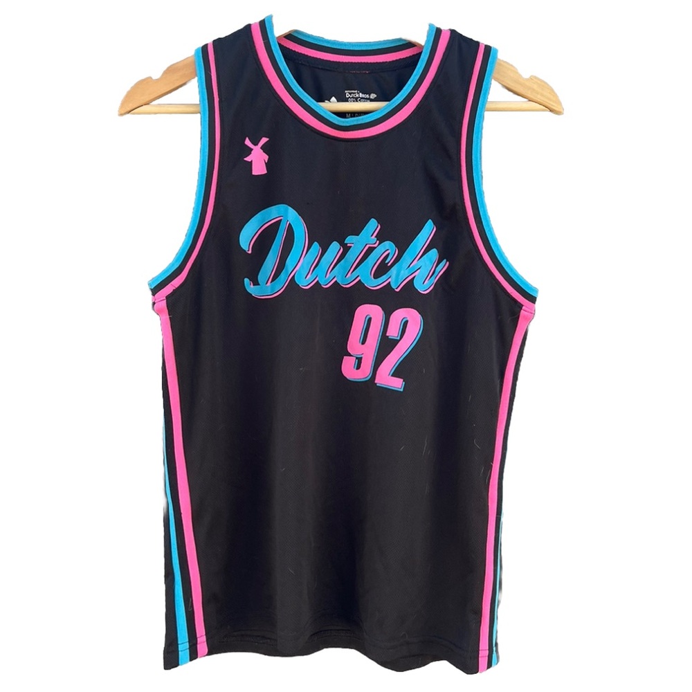 DUTCH BROS Miami Heat Basketball Tank Jersey Coffee Collectors Ítem Size Medium
